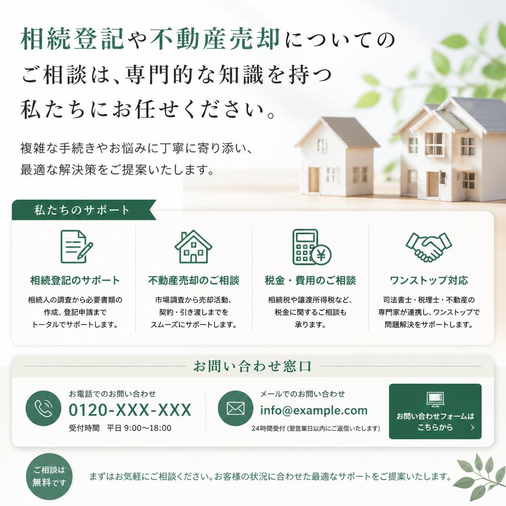 まずはお気軽にご相談ください！