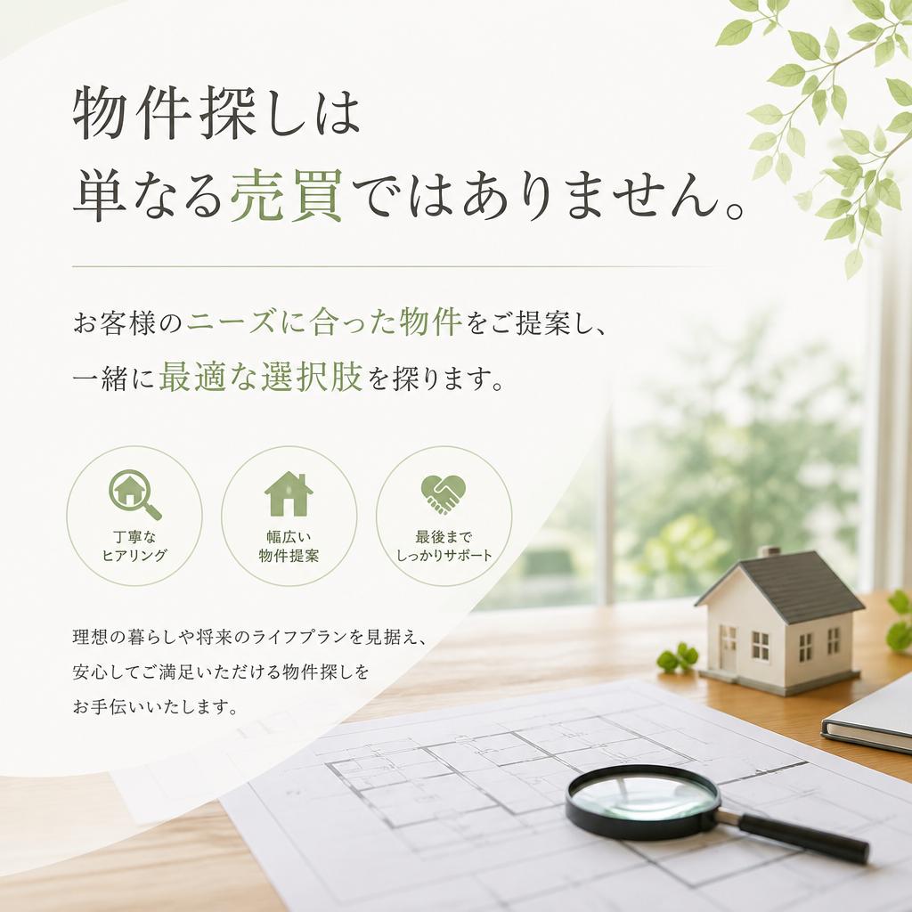 あなたに合った物件探し