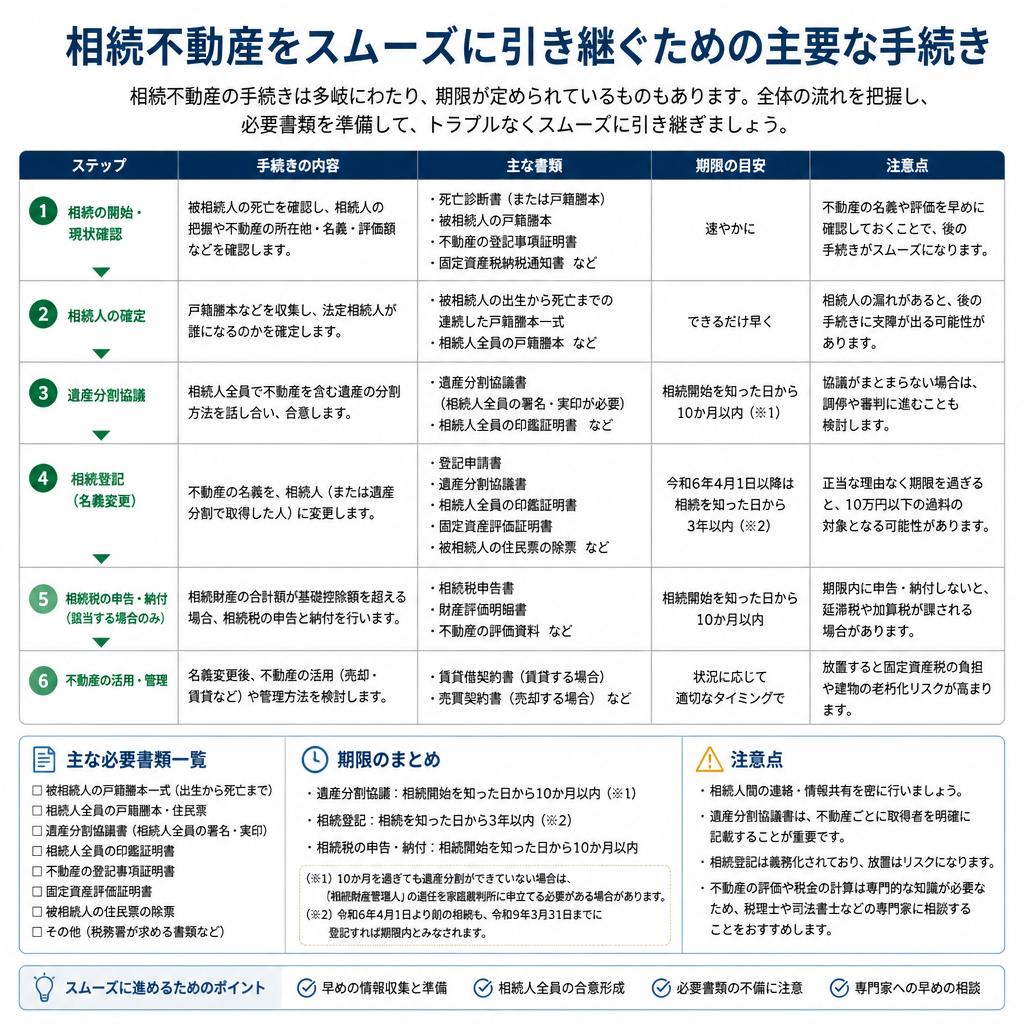 手続きの流れ