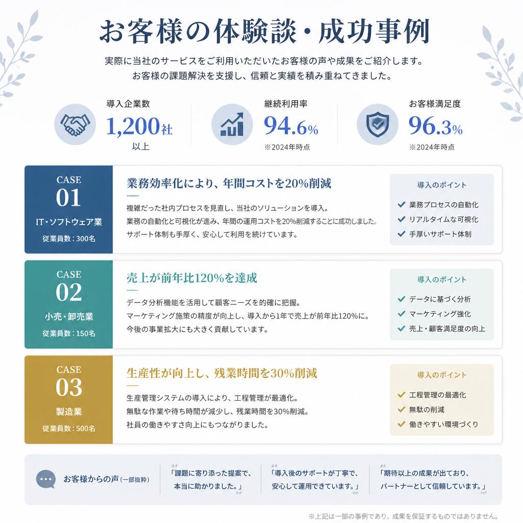 お客様の声