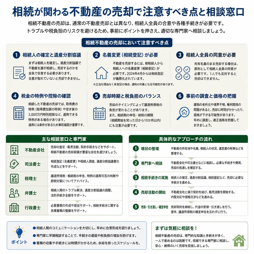 相続による仮登記物件の相談方法