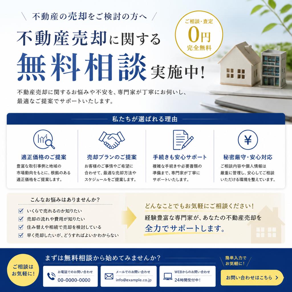 無料相談窓口のお知らせ