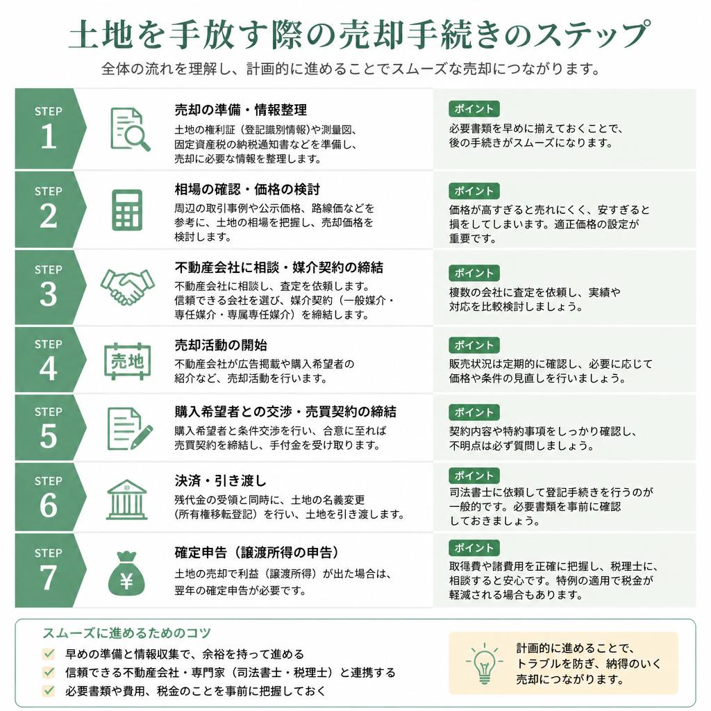 売却手続きの流れ