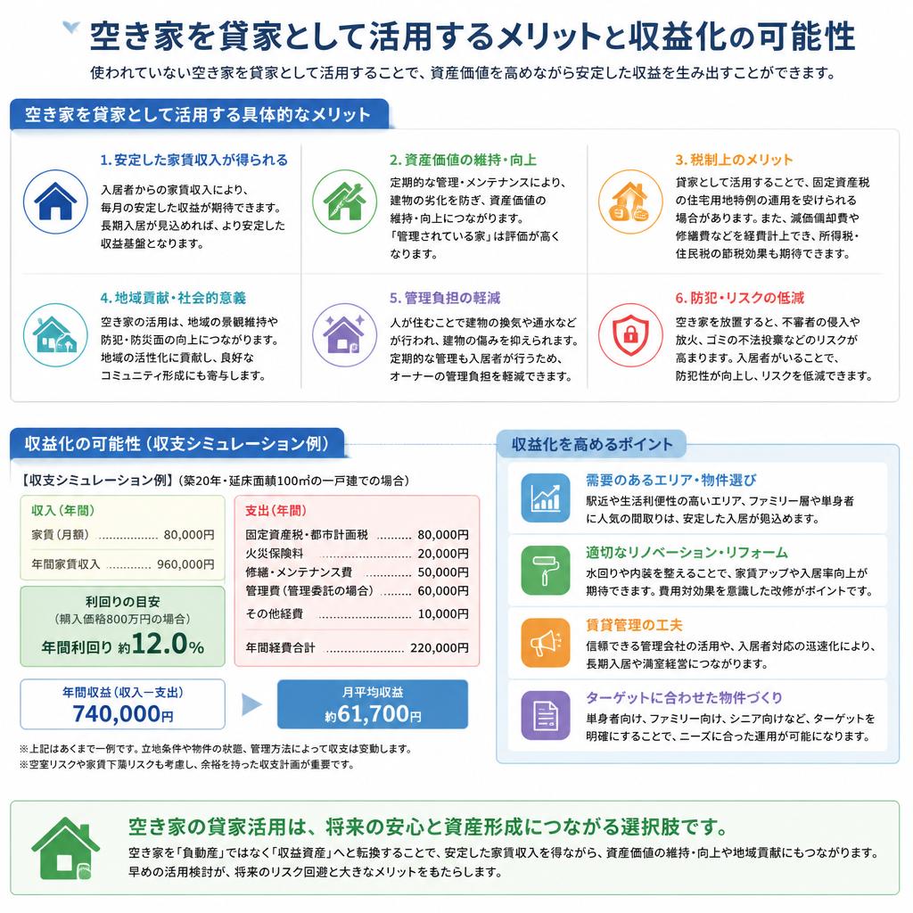 貸家活用のメリット