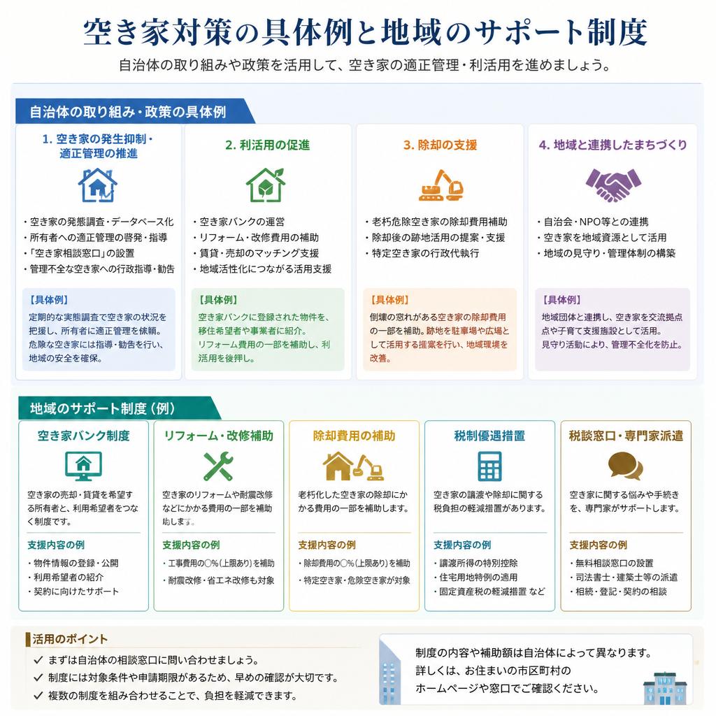 空き家対策の具体例