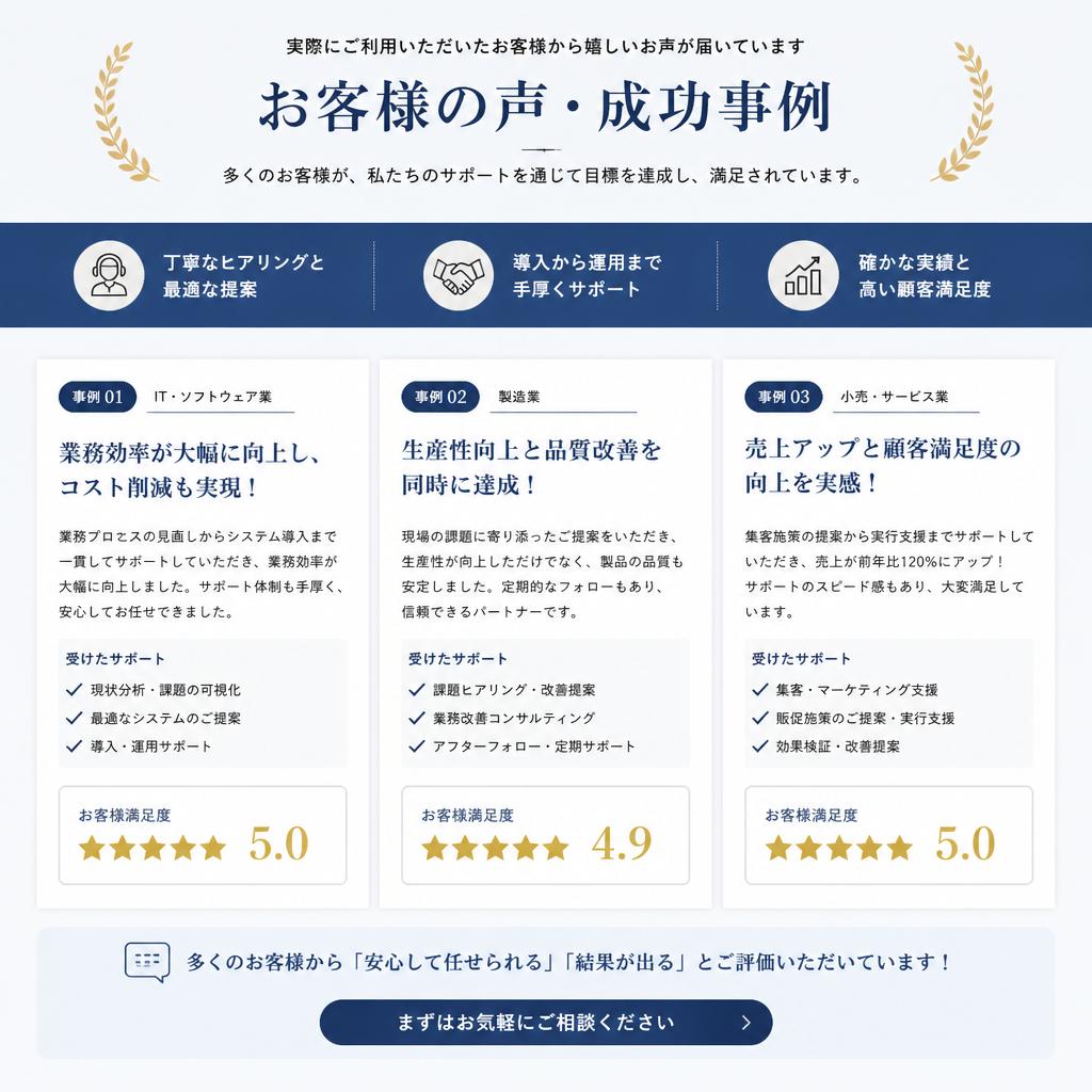 5. お客様の声