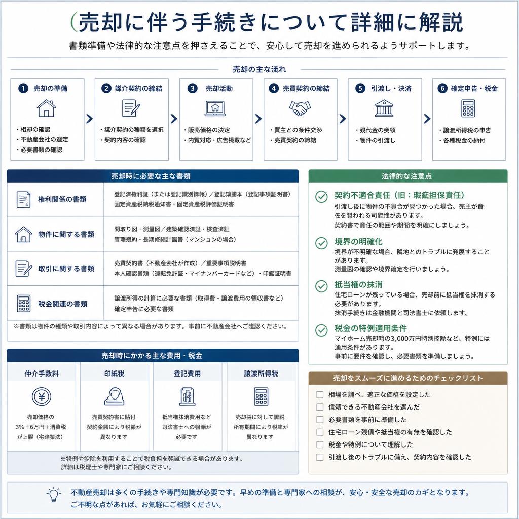 5. スムーズな売却手続きをサポート