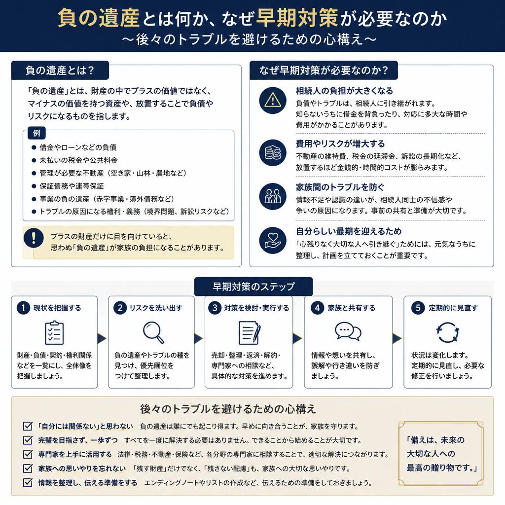 負の遺産対策の重要性