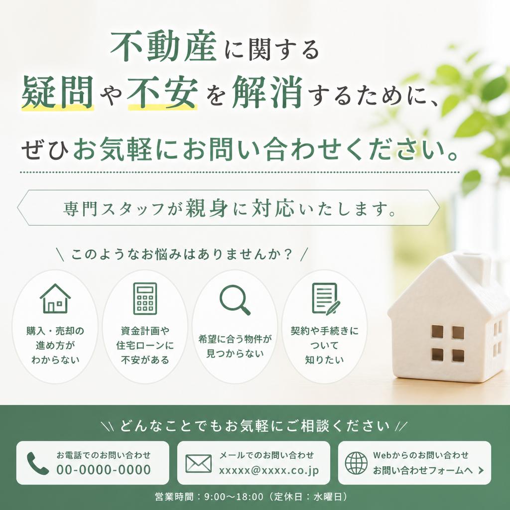 お問い合わせ・無料相談のご案内