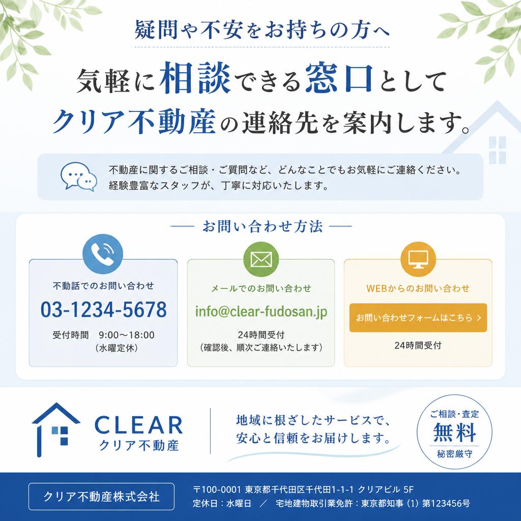 7. お問い合わせ・無料相談へのご案内