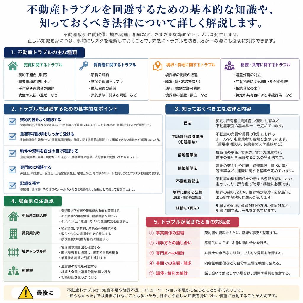 トラブル解決のための基本知識