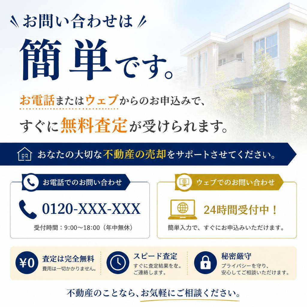今すぐ無料査定を受けましょう！