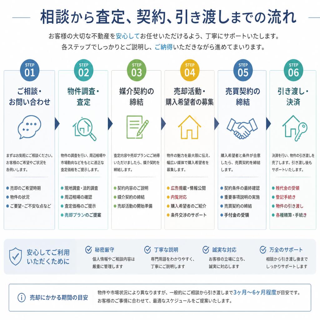 群馬県での不動産相談の流れ