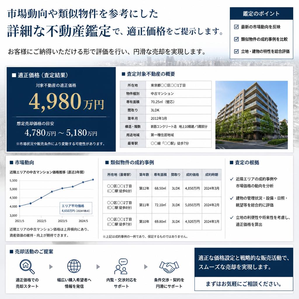 正確な不動産鑑定
