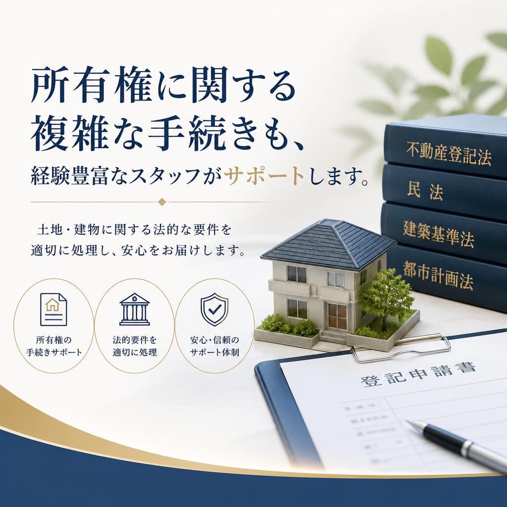 所有権の整理と手続き