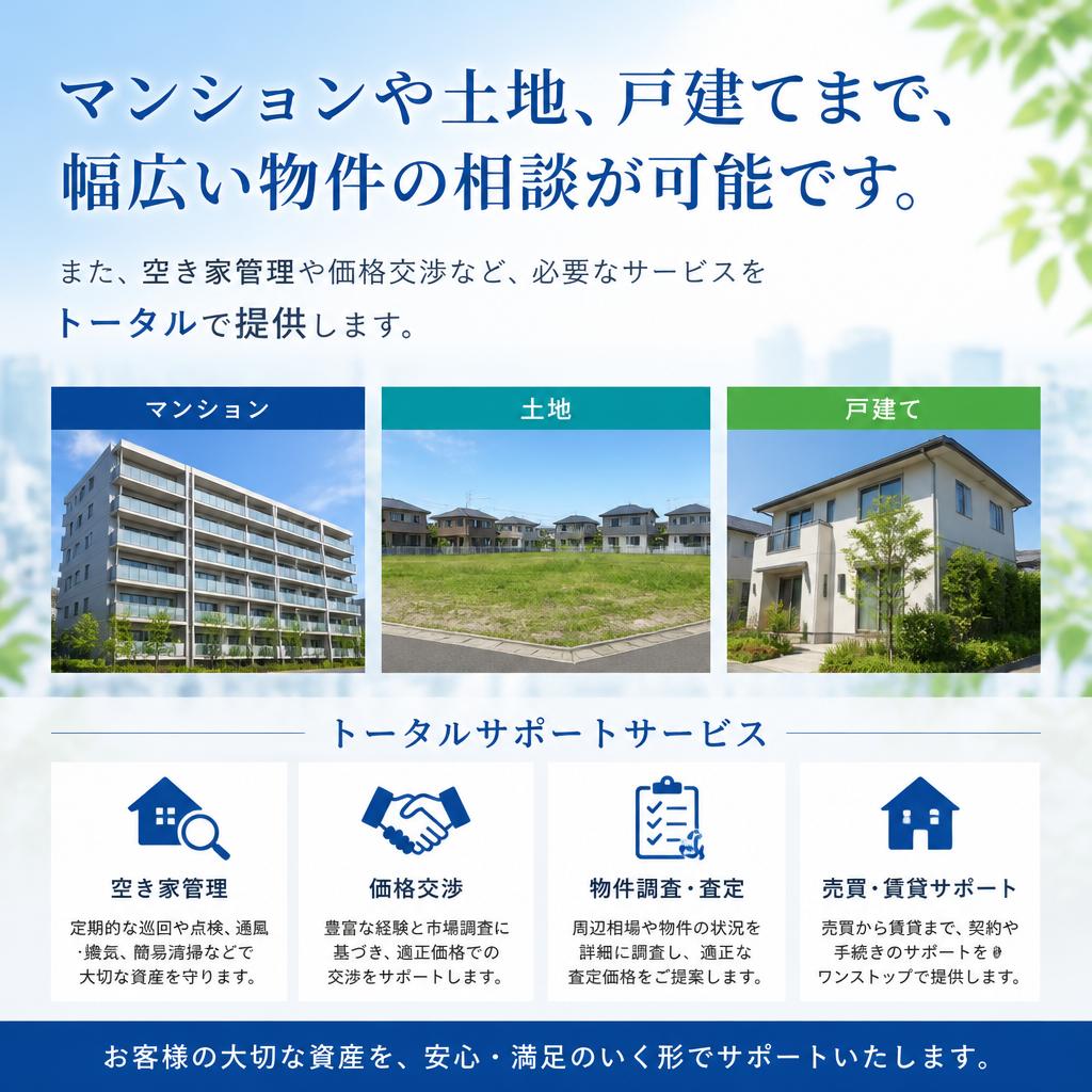 多様なニーズにお応えします