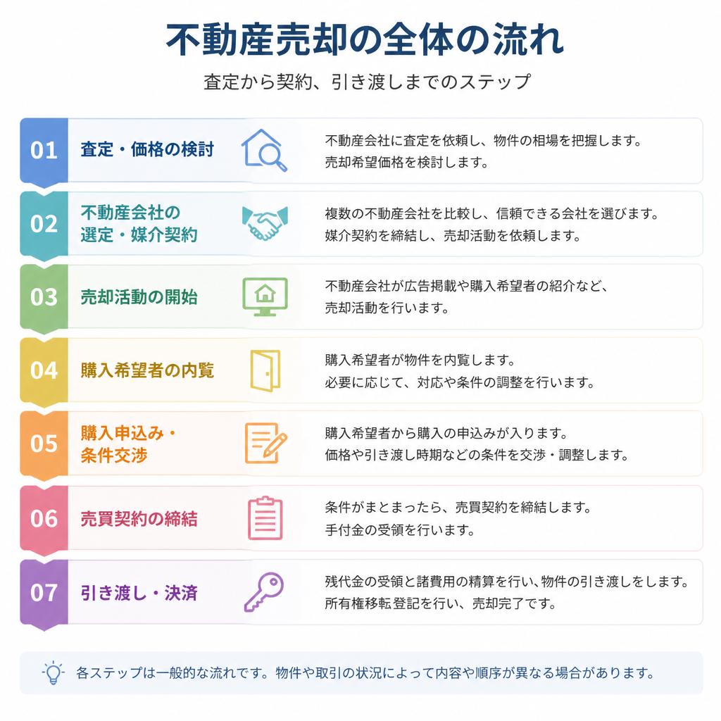 不動産売却の流れを解説