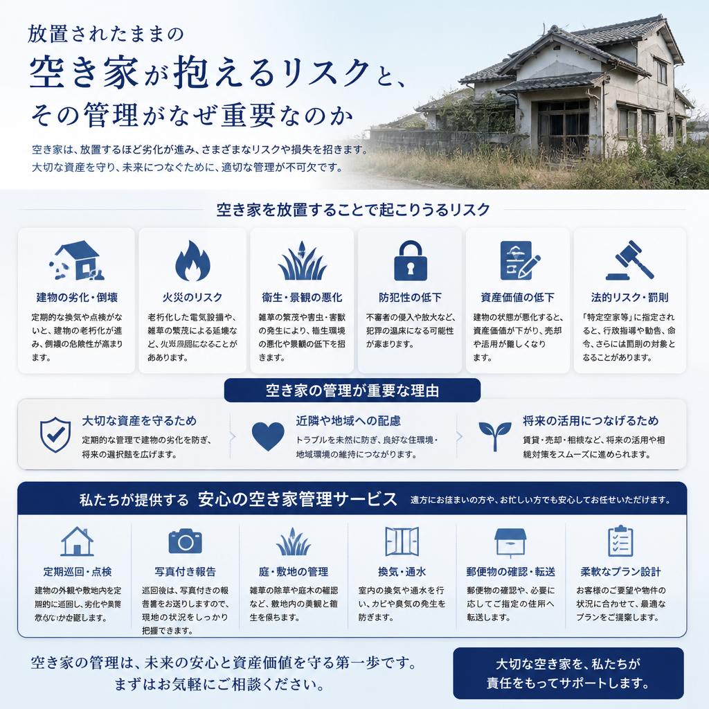 空き家管理の重要性