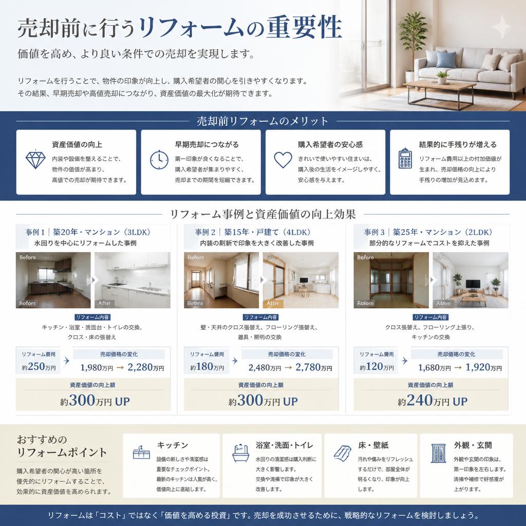 リフォームで価値アップ