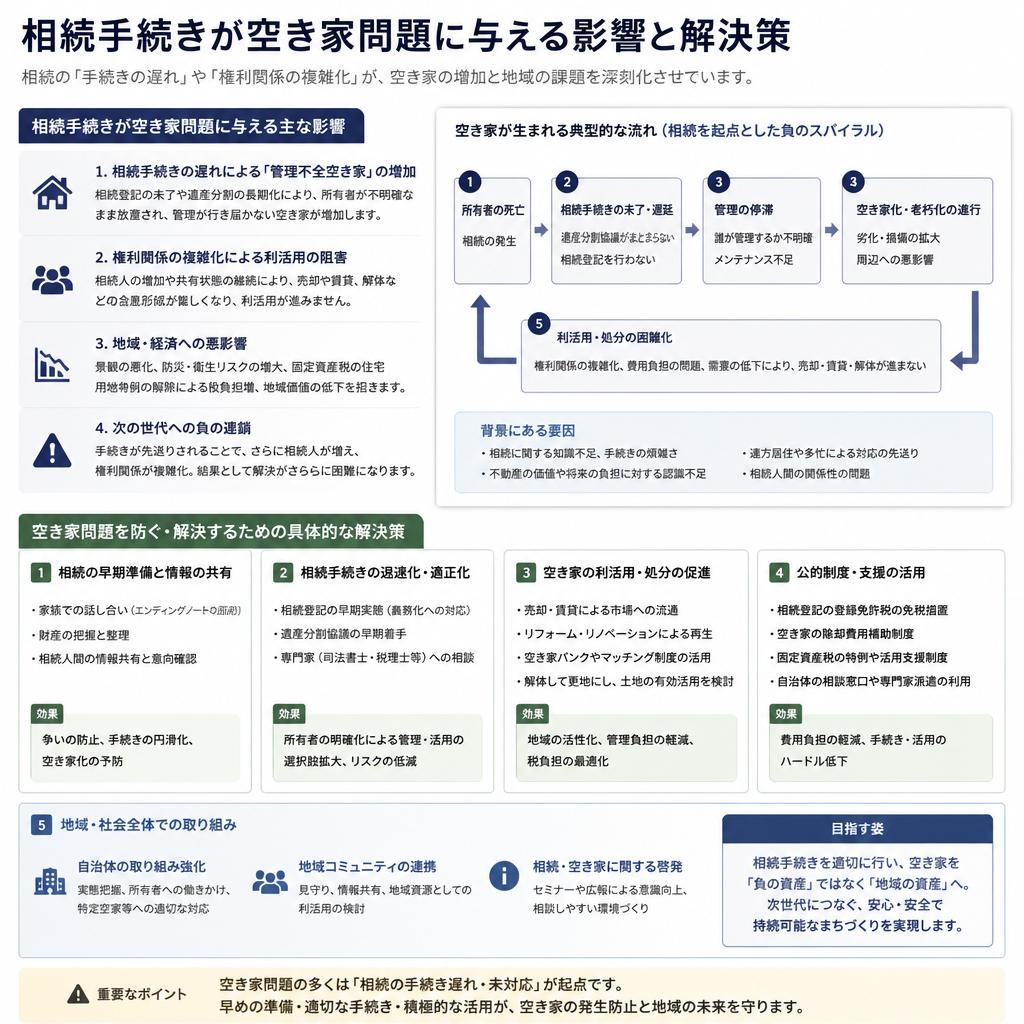 相続手続きと空き家問題の関連性