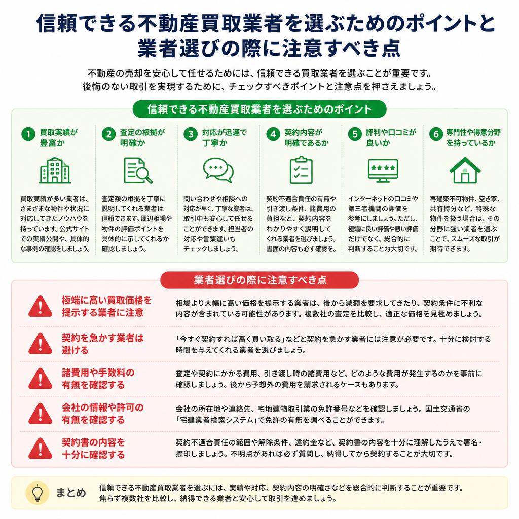 5. 買取業者の選び方