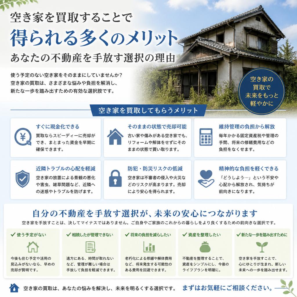 2. 不動産買取のメリット