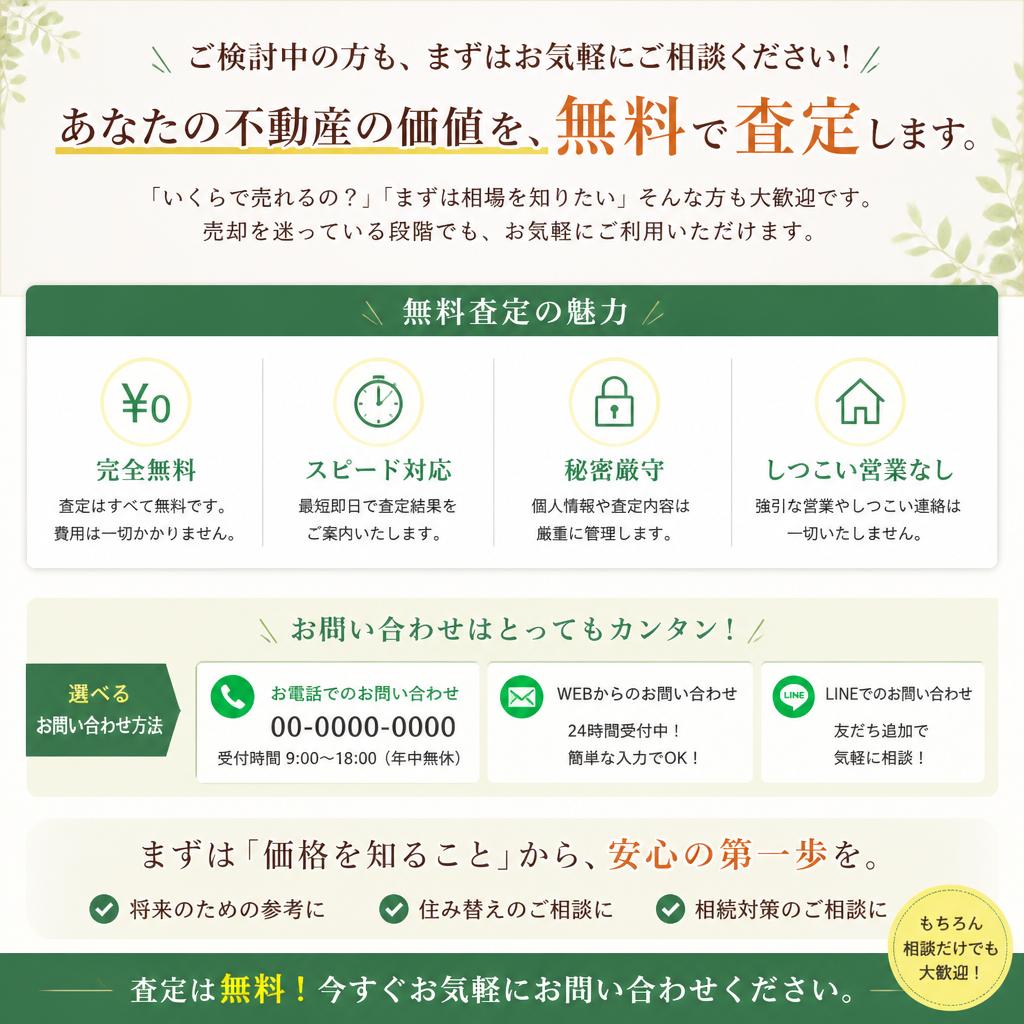 7. お問い合わせ・無料査定の案内