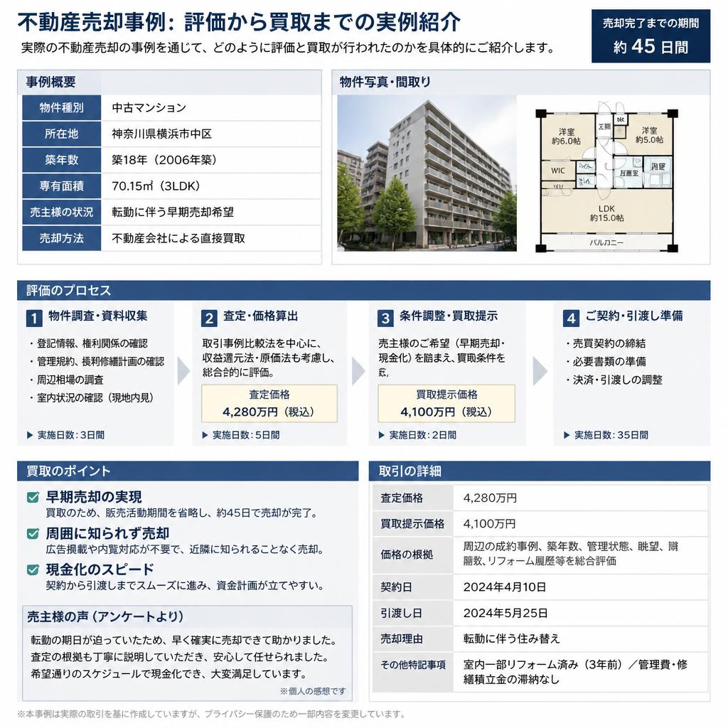 4. よくある不動産売却のケーススタディ