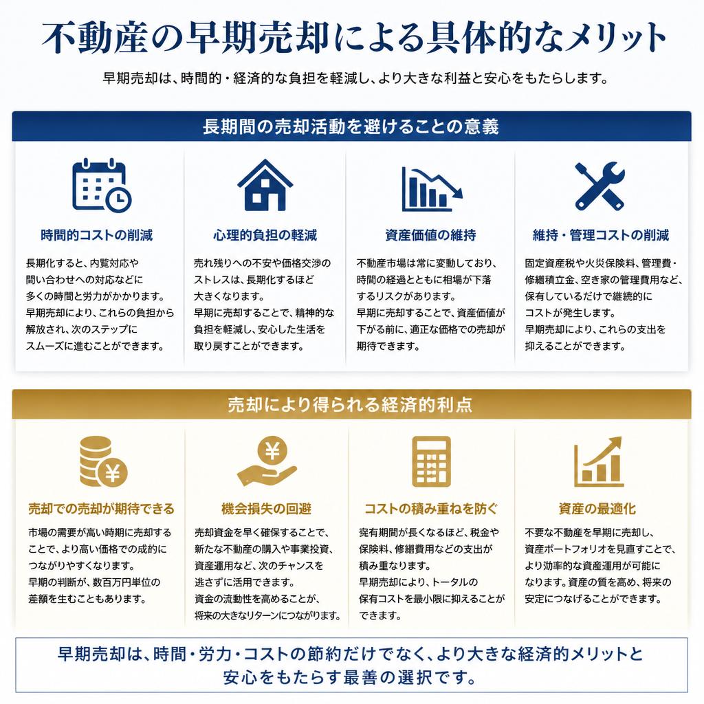 早期売却がもたらすメリット