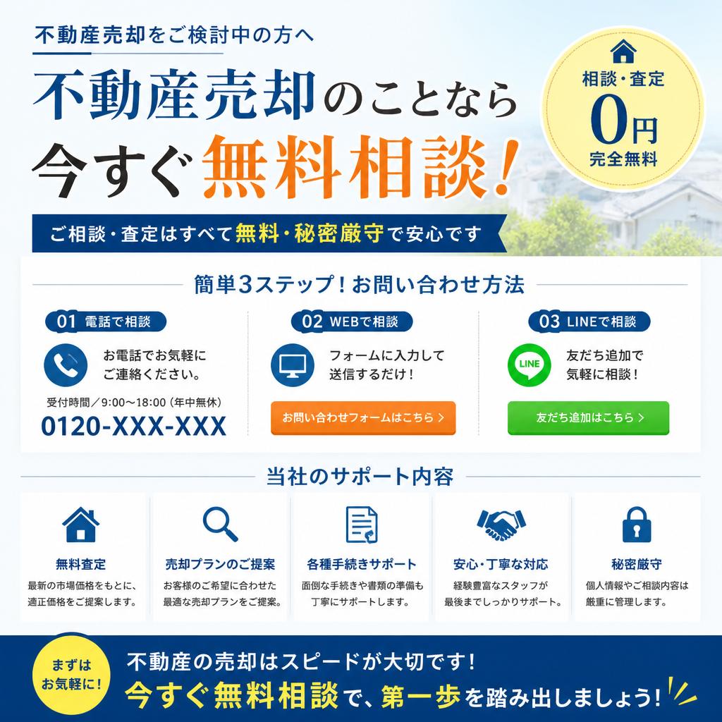 今すぐ無料相談を！