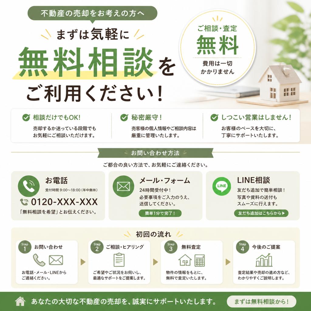 7. まずは無料相談から