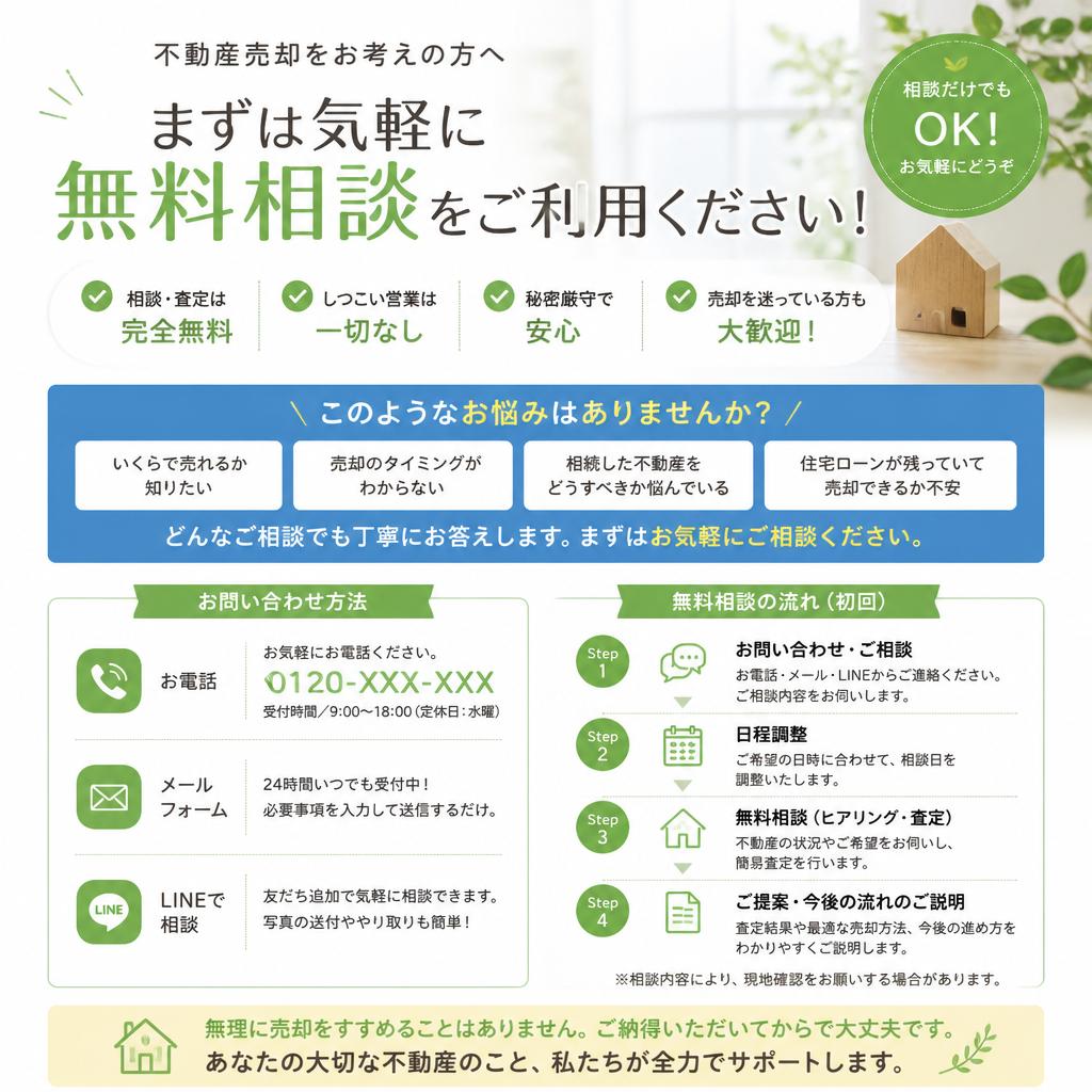 7. まずは無料相談から