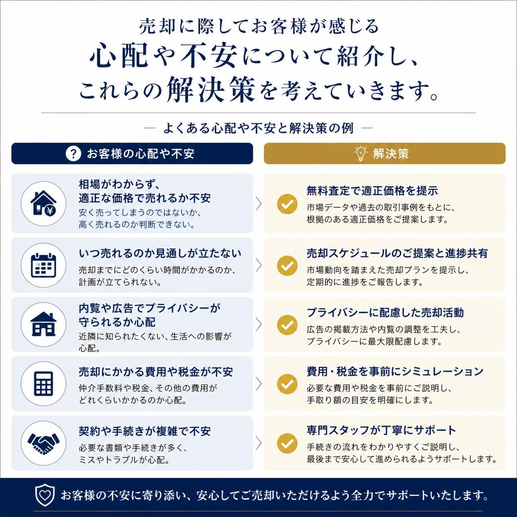 古民家売却に伴う一般的な心配事