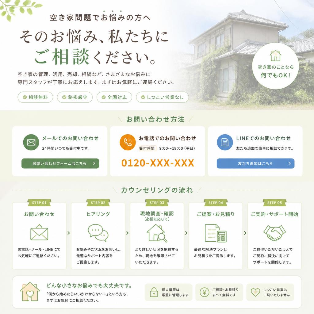 まずはお気軽にご相談ください