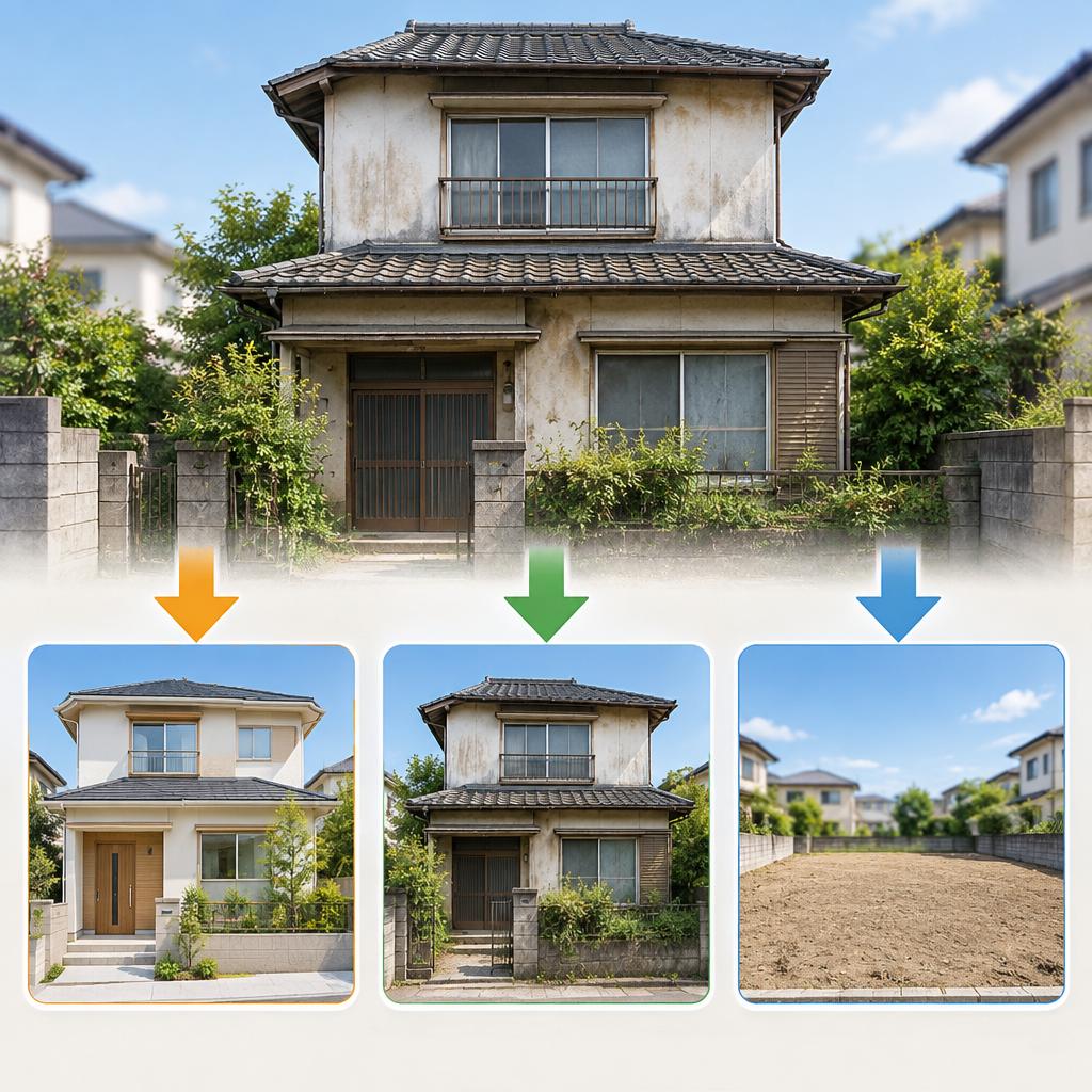 群馬県で築年数が古い家を売る、主な選択肢とは